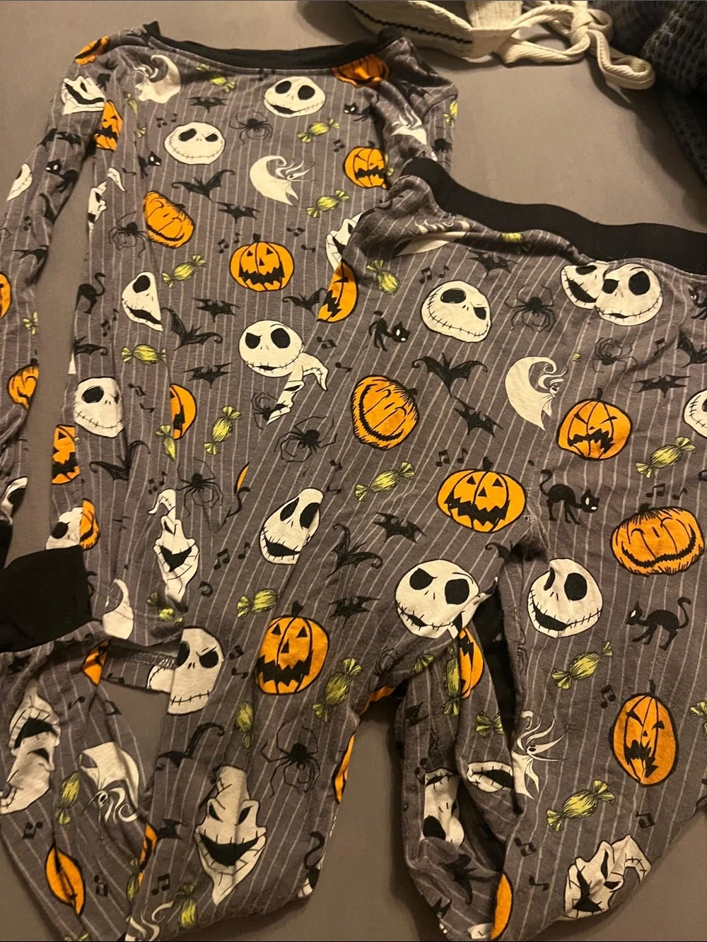 Little Sleepies/Disney Jack Skellington pajama set size 5/6